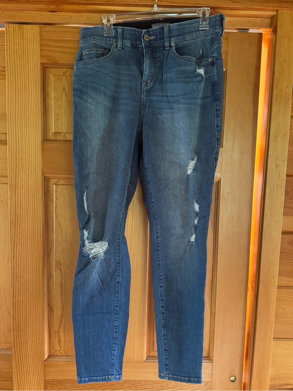 torrid Distressed Skinny Jeans -talls